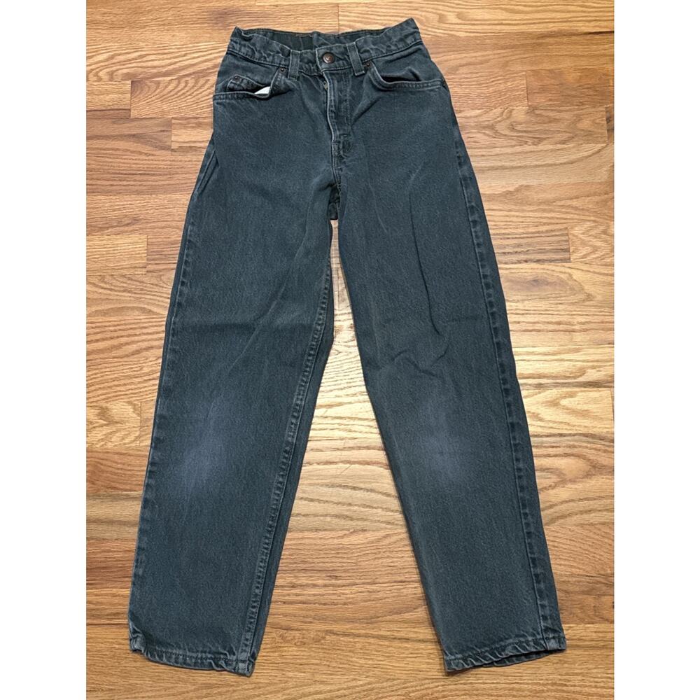 Vintage Levi’s 560 Slim Green Orange Tab Size 12 Youth 24” X 26”